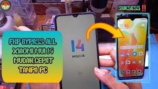 FRP BYPASS SEMUA XIAOMI MIUI 14 2023 || VERIFIKASI AKUN GOOGLE MIUI 14(REDMI 12C)