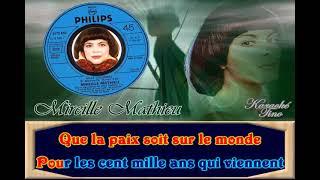 Karaoke Tino - Mireille Mathieu - Mille colombes