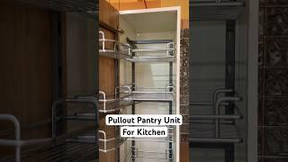 Pantry for Kitchens #modularkitchen #godrejinterio #kitchen #steelkitchenproducts #stainlesssteel