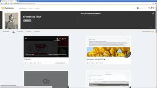 Setting ePortfolio as Front Page