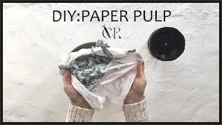 how to make paper pulp