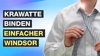 Krawatte binden: Der EINFACHE Windsor Knoten - Die Perfekte Anleitung  Testventure