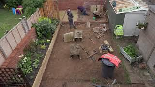 Time lapse video of garden overhaul.