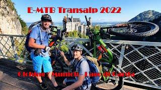 E-MTB Transalp 2022. Olching to Lake Garda  on the Albrecht route