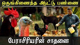 Integrated Goat farming with poultry and fish farming near chennai tamilnadu integrated farming