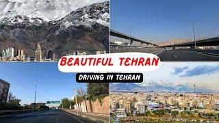 Driving in Tehran - Driving in Tehran province - west of Tehran to Qods city