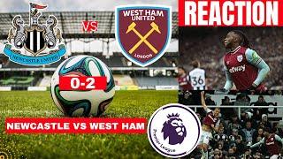 Newcastle vs West Ham 0-2 Live Premier League EPL Football Match Score Commentary Highlights 2024