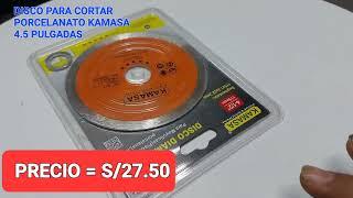 DISCO KAMASA DE 4.5 PULGADAS PARA PORCELANATO..955 070 936