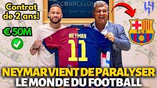 URGENT! NEYMAR VIENT DE PARALYSER LE MONDE DU FOOTBALL! UNE SURPRISE INATTENDUE! ACTU DE BARCELONE!