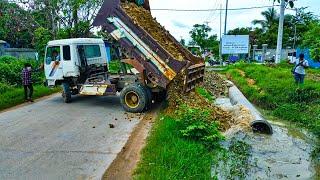 Amazing Bury the Sewer System In front of the farmer's house and Clear the Forest by Bulldozer