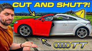IS BUYING 2 CRASHED DAMAGED CARS CHEAPER THAN 1??  CUT AND SHUT SPECIAL!!...