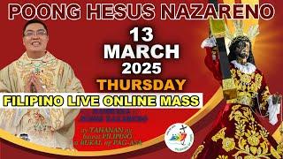 LIVE: Quiapo Church Filipino Online Mass Today • 13 March 2025 (Thursday) • Fr. Jowel Gatus