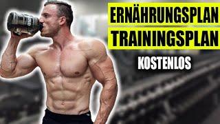 Trainingsplan und Ernährungsplan für Zuhause | Kostenlos für alle!