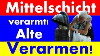 Allarmglocken schrillen! Deutschland leidet unter einer dramatischen Verarmung der Mittelschicht!