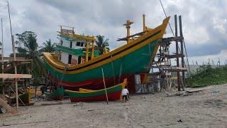 Kapal Nelayan Aceh | KM PUTRA PERKASA Kapal Super Jumbo Harga Milyaran | fishing net ship