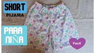 Short  para niña sin molde, MUY FACIL!