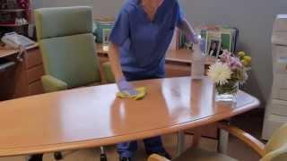 How To Clean An Office Professionally - Office Cleaning Janitorial Training Video
