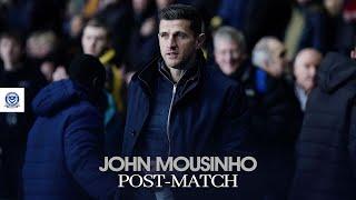 John Mousinho post-match | Oxford United 2-2 Pompey