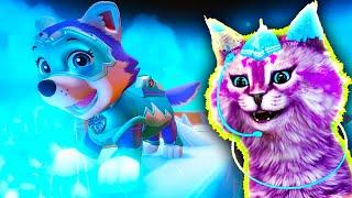 Everest VS Lava - PAW Patrol Mighty Pups Save Adventure Bay - Super Heroic Rescue Mission Nick Jr HD