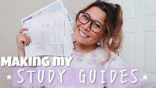 HOW I MAKE MY STUDY GUIDES + HOW I STUDY IN NURSING SCHOOL