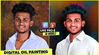 Digital Oil painting Editing In Mobile like pro  Tamil - Sk Editz Tamil