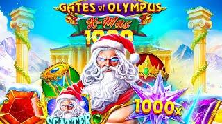 NEW Gates of Olympus Xmas 1000 Hits HUGE BONUS!!