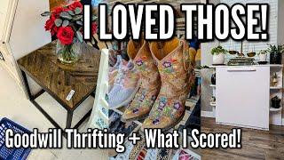 I LOVED THOSE! | GOODWILL THRIFT WITH ME + WHAT I FOUND & HOW I STYLED MY IT! |THRIFTING IN 2024