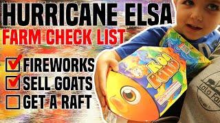 The LaLa Farms Hurricane Party • Fireworks, Goats for Sale and LOTS of Rain