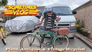 Travel Plans, Antiques, and Vintage Bikes! | Sometimes Vlog Update