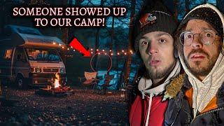 THE SCARIEST NIGHT OF OUR LIVES | CAMPING OVERNIGHT IN HAUNTED FOREST (SOMEONE SHOWED UP WITH GUN!)