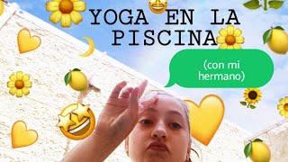 ¡Yoga en la PISCINA! | Džiugas y Eva