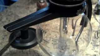 Hario Nouveau vacuum / syphon pot brewing at home