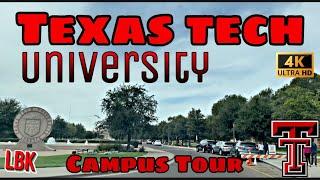 [4K] Texas Tech University - Campus Tour