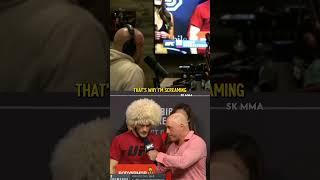 Joe rogan reacts to Khabib's most famous line