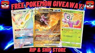 Live -  Free Giveaways! Pokémon Cards & Rip & Ship Store!