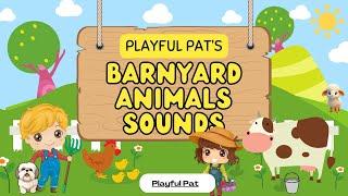 Playful Pat’s Farmyard Animal Sounds Read Along Stories Farm Animals Learn and Hear Animal Sounds