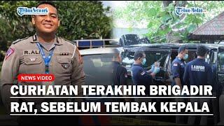 TERUNGKAP, Brigadir RAT Sempat Curhat Soal Kerjaan Sebelum Tembak Kepala di Mobil Alphard