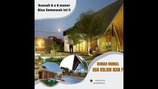 DESIGN RUMAH  MURAH BANGET !!! Tiny House 6 x 6 Meter