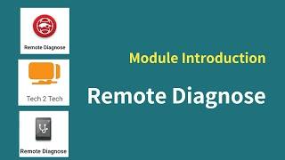 Launch Scanner "Remote Diagnose" Module Introduction