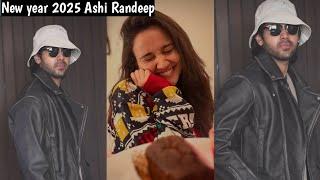 Ashi Singh New Year 2025 celebrate and Randeep Rai also celebrate | Ashi singh | Randeep Rai |