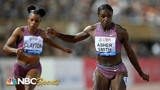 Dina Asher-Smith 'stunning' in women's 100m victory at Diamond League Lausanne | NBC Sports