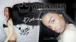 WIGGINS HAIR CHANGE THE GAME BEST AFFORDABLE 36 INCH STRAIGHT WIG EVER | EASY INSTALL FOR BEGINNER