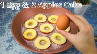 If You Have Just 1 EGG and 2 Apples Make This Cake/Incredible Cake Recipe!!