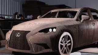 DS Smith cardboard Lexus car