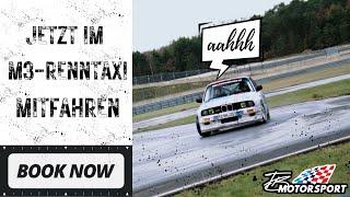 Renntaxi im E30 M3 DTM by TB-Motorsport