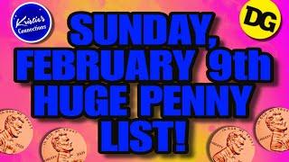 VISUALS!!! DOLLAR GENERAL HUGE PENNY LIST STARTS SUNDAY, FEBRUARY 9TH!