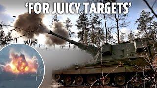 Inside Britain’s big guns blasting back Russian invaders in Ukraine