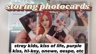 Storing photocards #23 (stray kids, kiss of life, h1-key, etc)