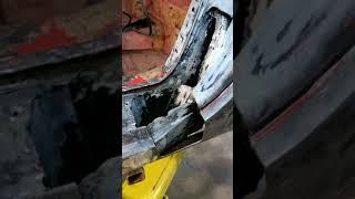 Classic Porsche 911 structural rot repaired