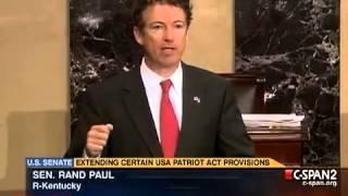 Rand Paul's Epic Speech Against The Patriot Act